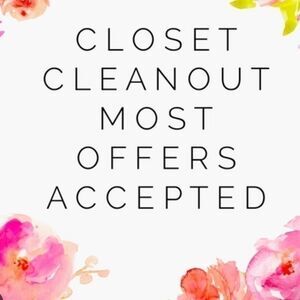 Reasonable offers always welcome and accepted